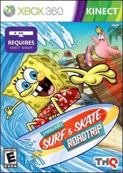 SpongeBob's Surf & Skate Roadtrip (Xbox 360) by THQ Box Art